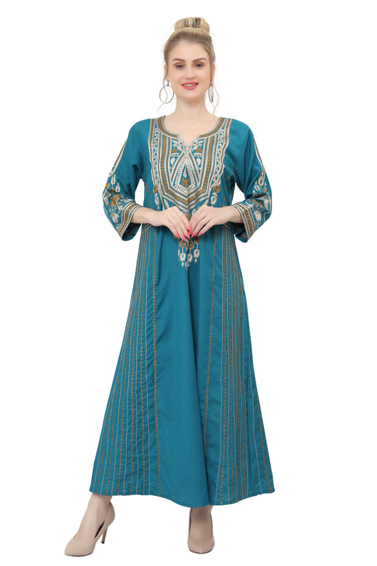Traditional Kaftan Cocktail Maxi Gown