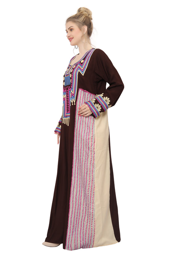 Designer Abaya Caftan Maxi Gown For Ladies