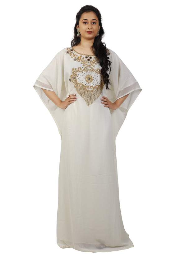 Designer Arabic Farasha Traditional Thobe Thawb - Maxim Creation