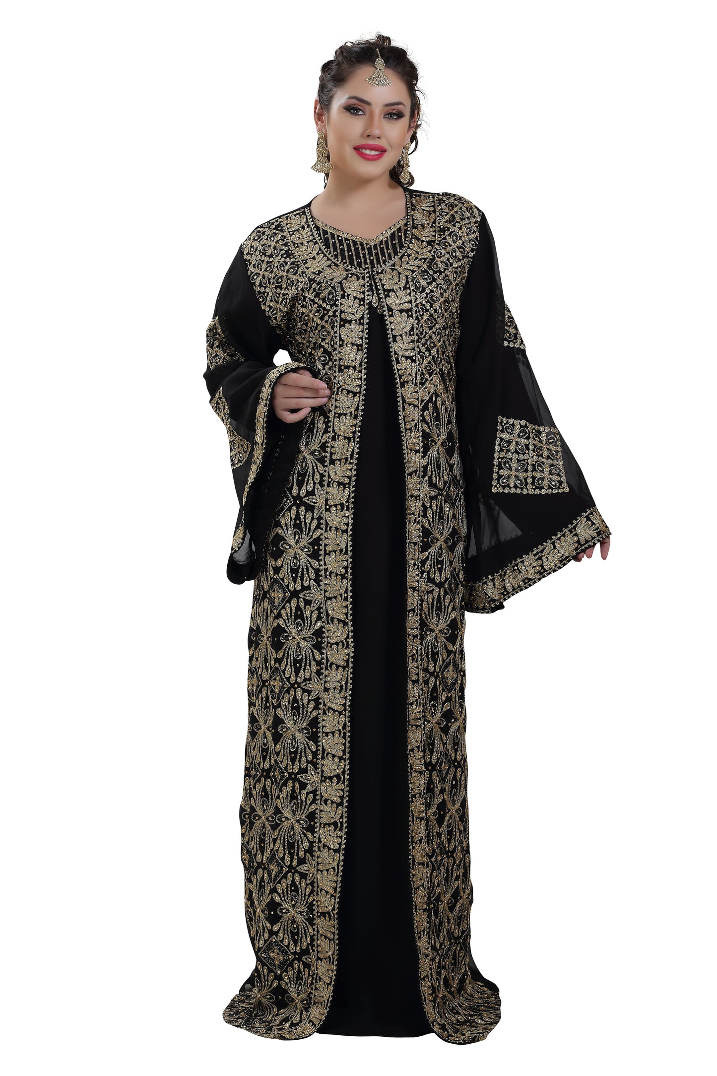 Arabian Kaftan Cultural Walima Gown - Maxim Creation