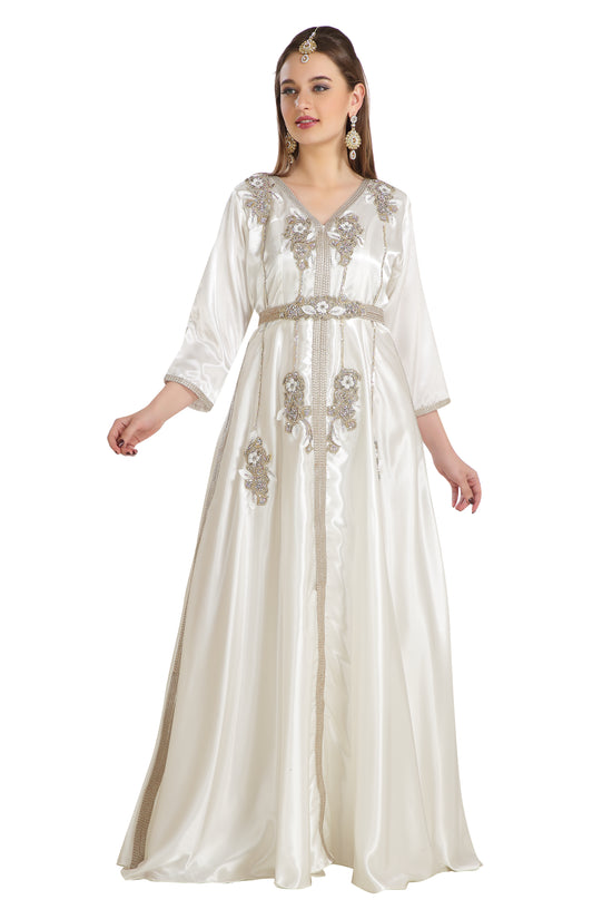 Embroidered Dress Bridal Takchita Gown - Maxim Creation