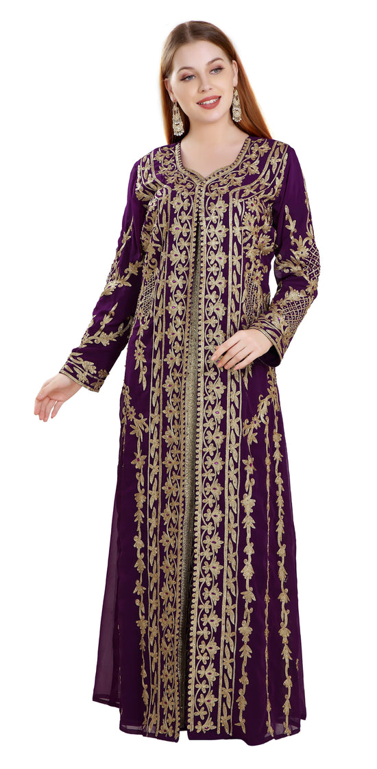 Arabian Gown Designer Caftan - Maxim Creation