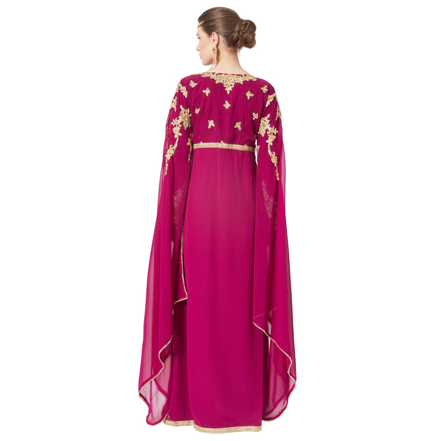 Modern Designer Kaftan Wedding Gown - Maxim Creation