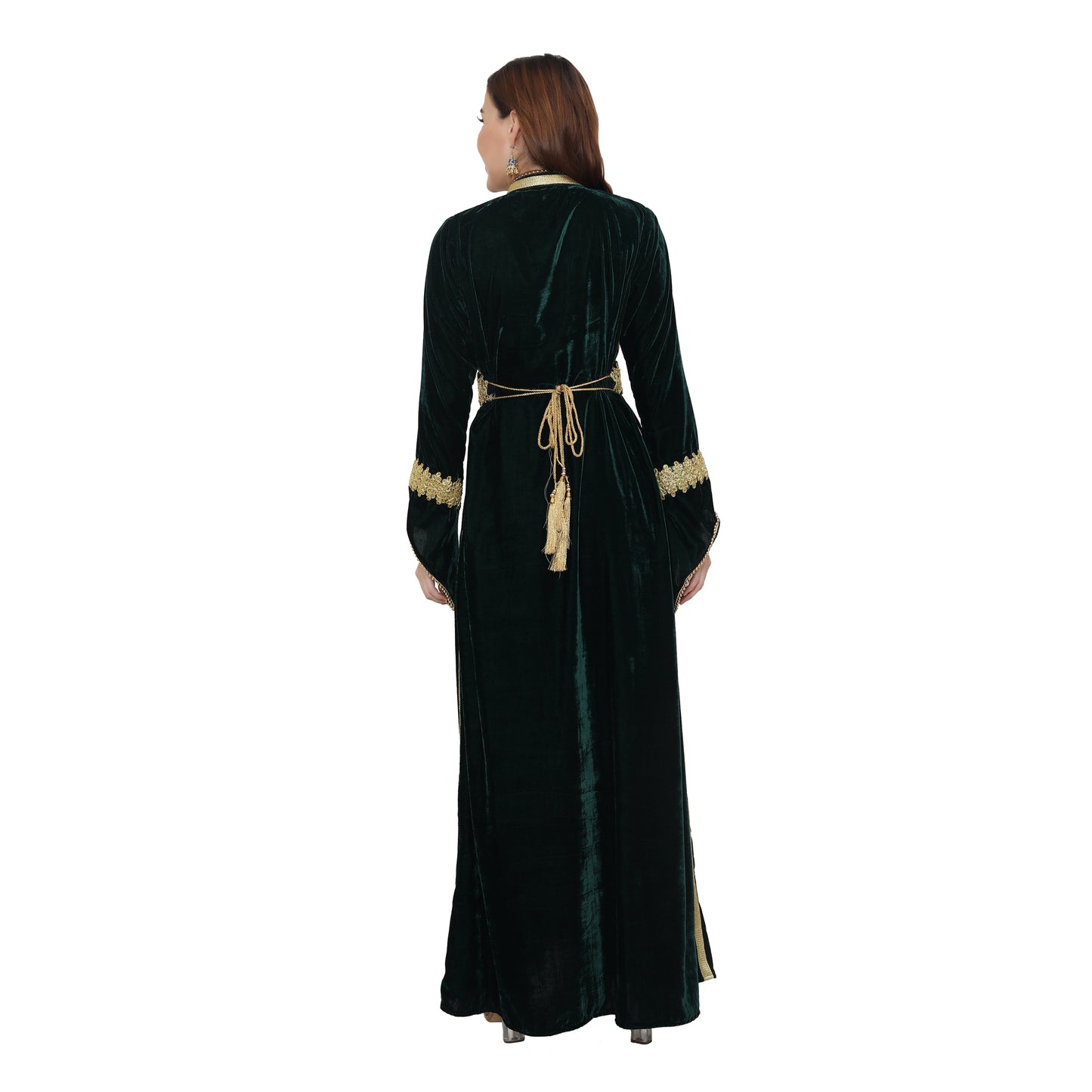 Velvet Kaftan for Women Bohemian Caftan Dress - Maxim Creation