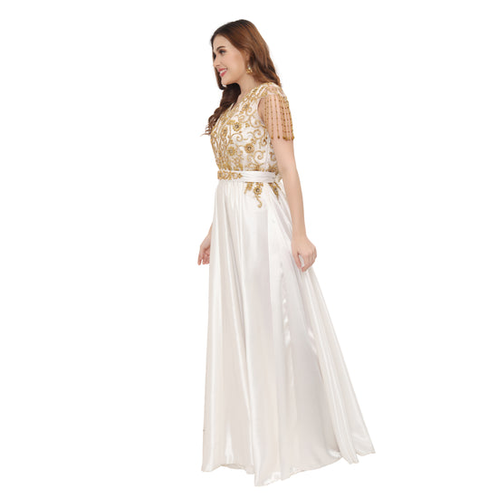 Modern Takchita Moroccan Caftan Party Wear Prom-Dress - Maxim Creation