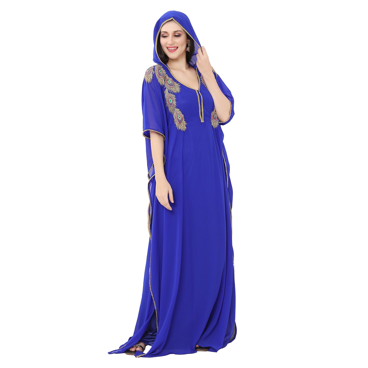 Designer Abaya Caftan Haute Couture Farasha Maxi Dress - Maxim Creation