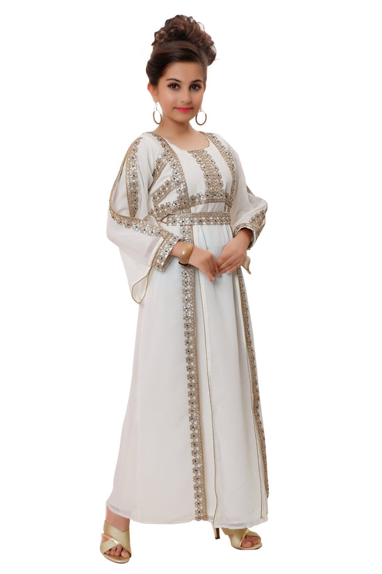 Henna Tea Party Traditional Arabic Kaftan Gown - Maxim Creation