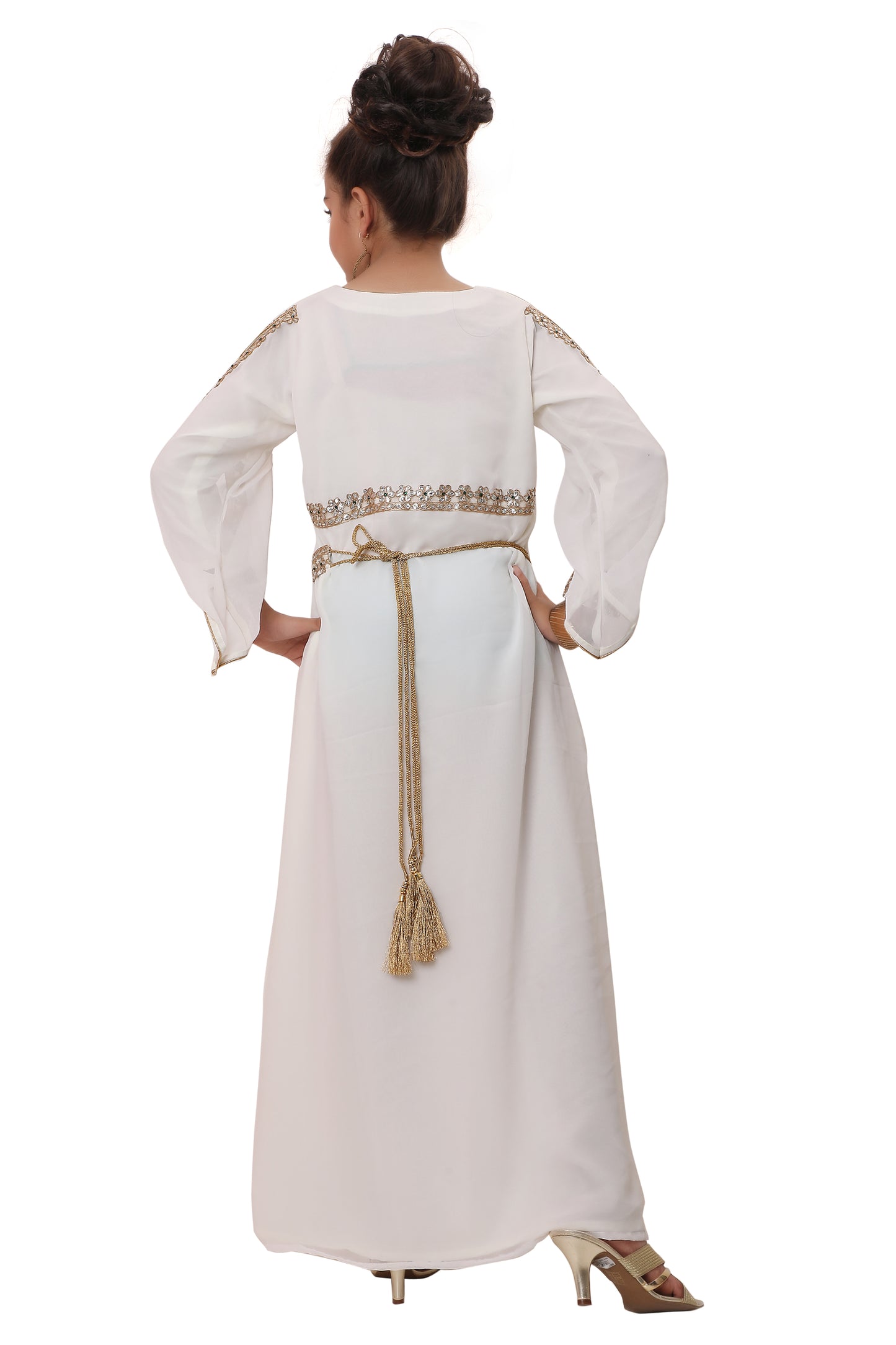 Henna Tea Party Traditional Arabic Kaftan Gown - Maxim Creation